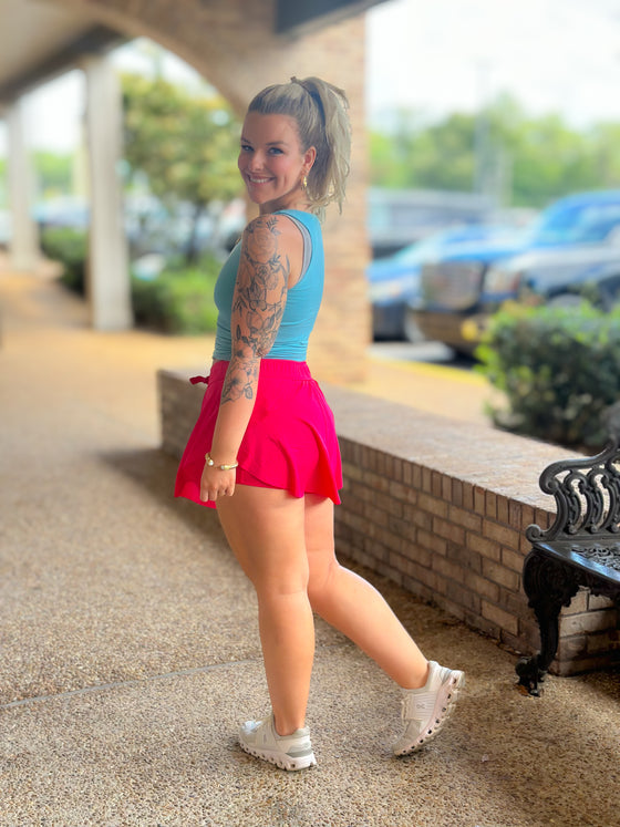 Go Getter Skort - Magenta