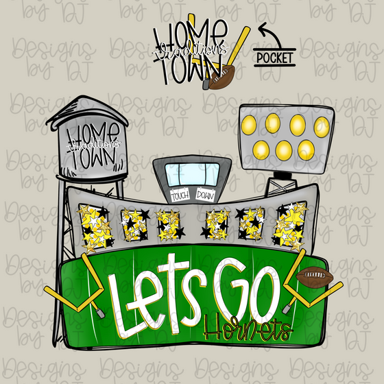 Hornets Football Stadium w/ Pocket