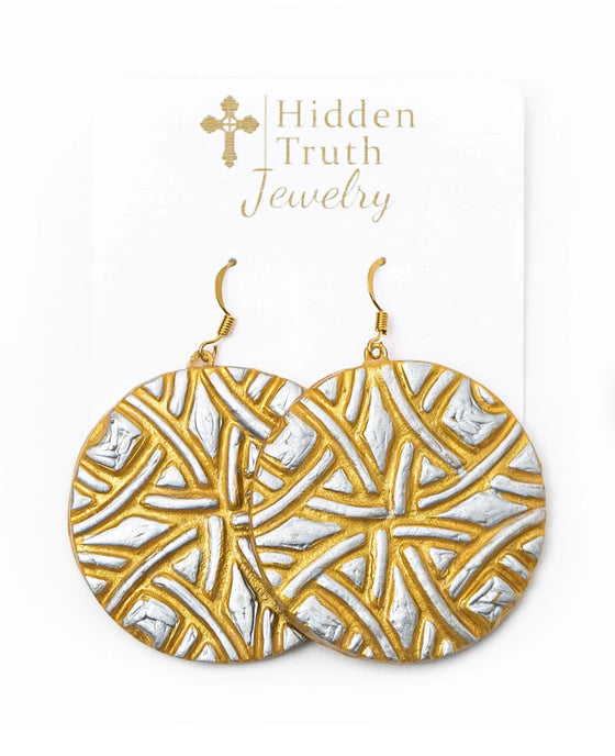 HiddenTruth Gold/Silver Dangles (Romans 8:11)