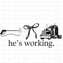  Trucker He’s Working