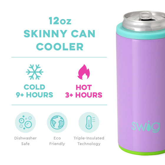 Swig Ultra Violet Skinny Can Cooler (12oz)