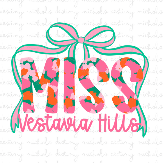 Custom: Miss Vestavia Hills