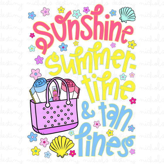 Sunshine, Summer Time, Tan Lines