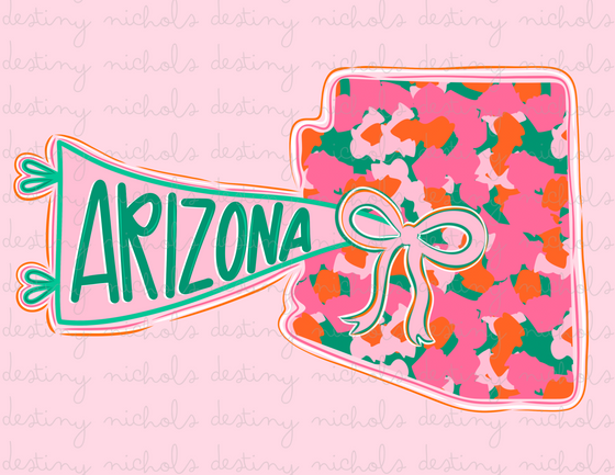 Arizona State Preppy Flag