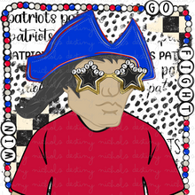  Patriots Charm Mascot w Pocket (2) Designs