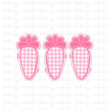  Pink Gingham Carrots