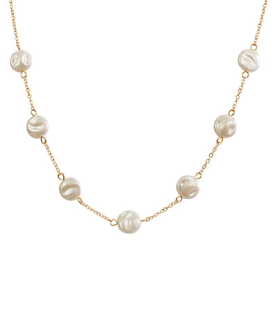 Pearl Station Necklace