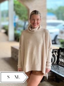  S’more To Life Poncho Sweater