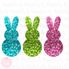 Glitter Bunny Trio