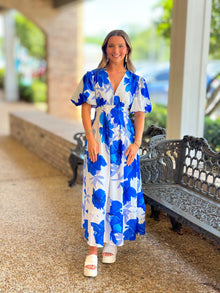  At My Best Floral Maxi Dress