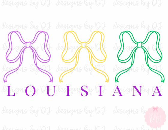 Mardi Gras Bow Louisiana