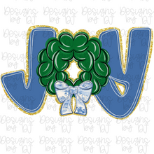  Joy Wreath - Blue Grandmillennial