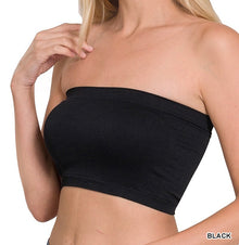  Black Bandeau Bra | One Size (OS)