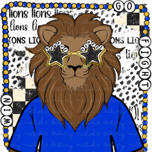  Monroe Lions Charm Mascot + Pocket