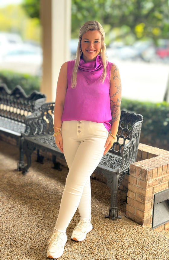 Above Average Blouse - Orchid