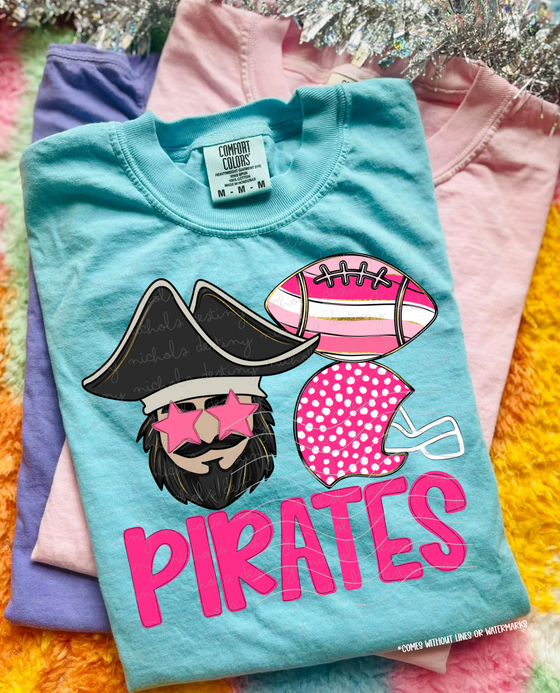 Pirates Pink Preppy Mascot