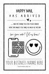 Happy Mail Thermal Label - EDITABLE