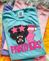 Panthers Pink Preppy Mascot
