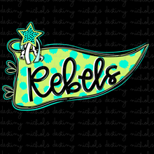 Rebels Pennant Flag