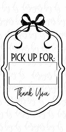  2x4 Thermal Pick Up Sticker