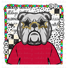  Red Bulldog Charm Mascot (2) Designs