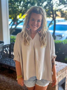  Pattern Bead Square Earrings