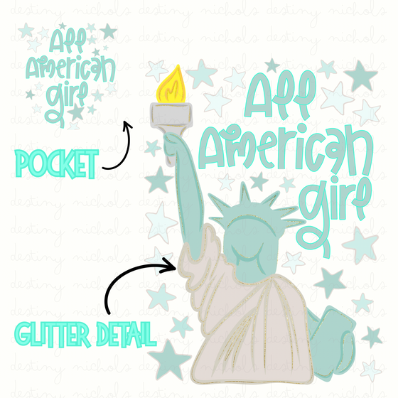 All American Girl w/ Pocket