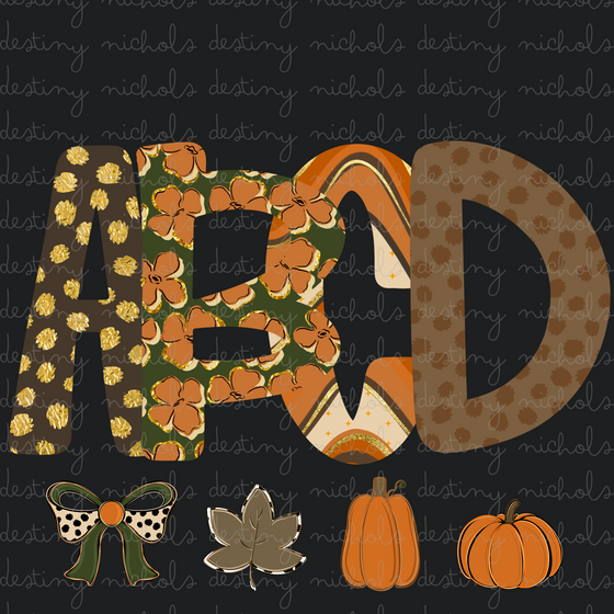 PUMPKIN PATCH Alpha Set