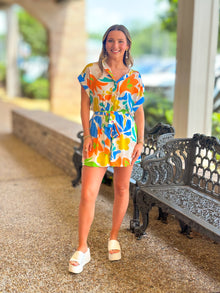  Set Me Free Floral Romper