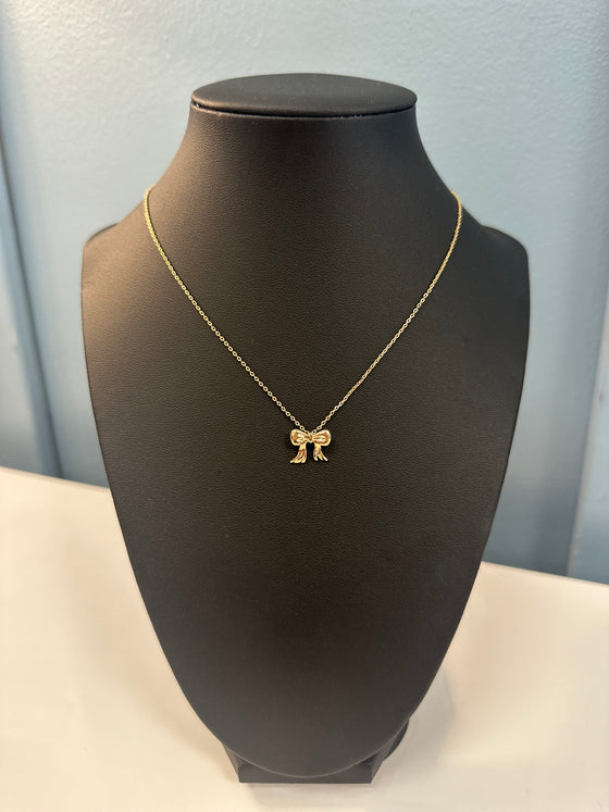 Bow Necklace