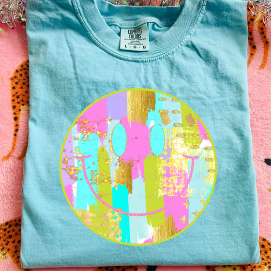 Preppy Abstract Smiley Face