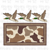 Duck Camo Name Plate - Green/Brown/Tan