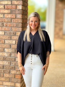  Back To My Roots Top - Black