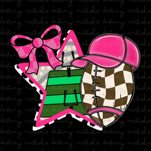  Girls Pink Football Trucker Hat