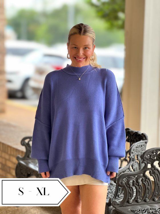 (Restocked) Flirty Fall Oversized Sweater