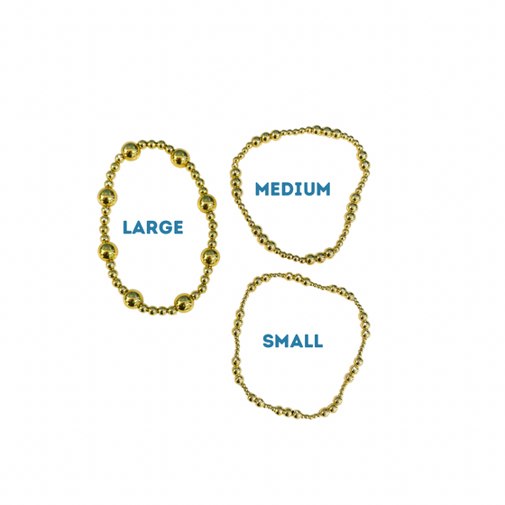 Gold Beaded Bracelets