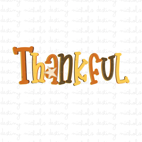 Thankful - Hand Written