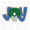 Joy Wreath - Blue Grandmillennial