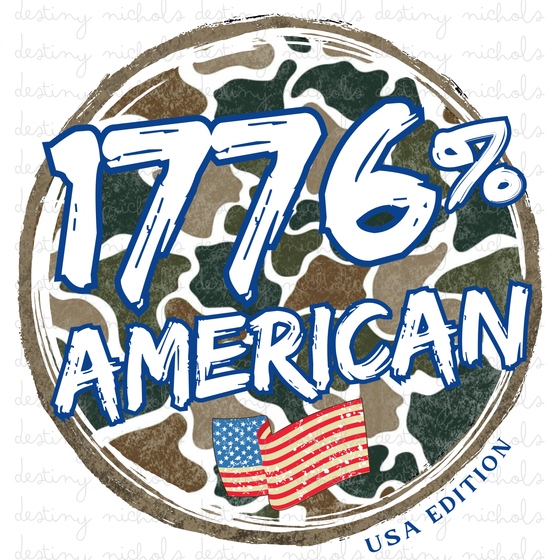 1776% American Camo — With Pocket Design