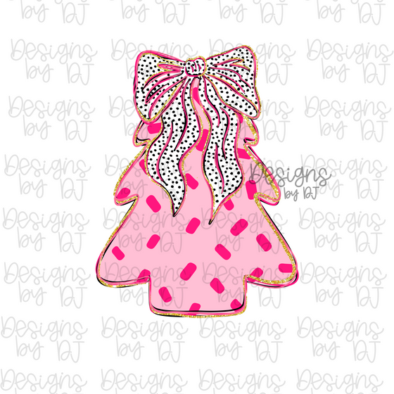 Pink Little Debbie Christmas Tree