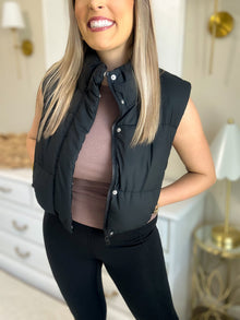  Everyday Puffer Vest - Black