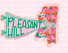  Pleasant Hill Elementary Preppy Flag + Matching Pocket