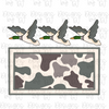 Duck Camo Name Plate - Green/Tan/Brown