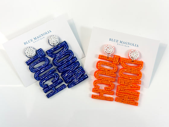 Touchdown Beaded Earrings - 2 options