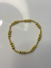 Stackable Beaded Bracelet - Gold